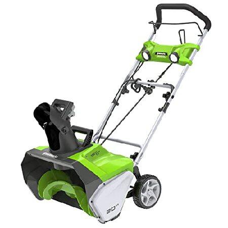 Greenworks 13 Amp 20-inch Electric Snowthrower with Light Kit, 2600202