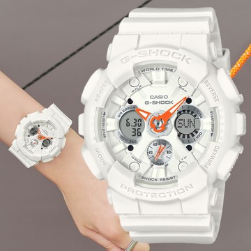 CASIO卡西歐 G-SHOCK 經典時尚 雙顯腕錶 GMA-S120SA-7A1