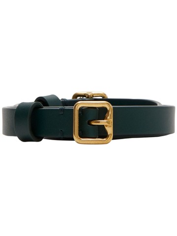 Burberry - Double B buckle leather belt - women - Calf Leather - M - Green