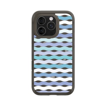 iPhone 16 Pro AirX 本質黑 - Ocean Collection: Let's Sea 海洋系列：一路向海 - 海波交響（洋流）