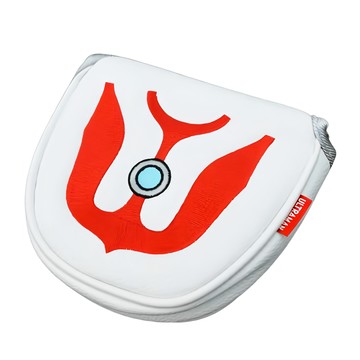 MEGA 美高 超人力霸王聯名款 推桿套 半圓 牛角型 彎管適用  10 x 12 x 2cm  白色  1個