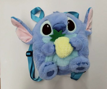 A11 MINISO 迪士尼史迪奇毛絨雙肩包