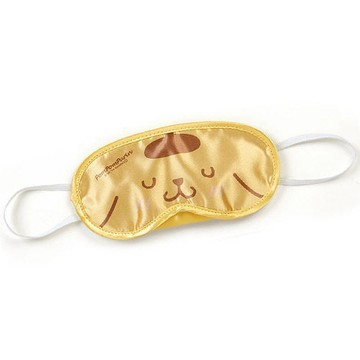 【震撼精品百貨】Pom Pom Purin 布丁狗~布丁狗緞面趣味表情旅用眼罩
