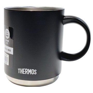 THERMOS 膳魔師 不鏽鋼真空馬克杯  黑色  450ml  1個