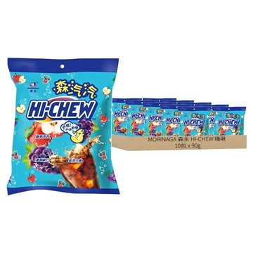 MORINAGA 森永 HI-CHEW 嗨啾 汽水軟糖綜合  90g  10包