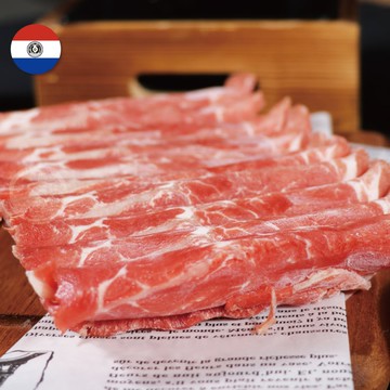 【勝崎生鮮】巴拉圭亞伯丁黑牛極鮮嫩肩牛肉片 12盒組(200公克/1盒)