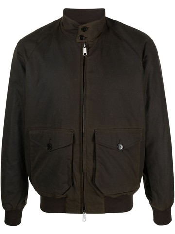Baracuta - Baracuta waxed-cotton jacket - men - Polyester/Cotton/Cotton - 46 - Green