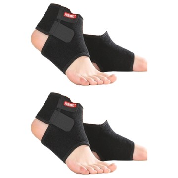 AOLIKES 奧力克斯 兒童護踝 OK布 SBR 尼龍材質 3mm厚度  M(36~39碼)  黑色  2雙