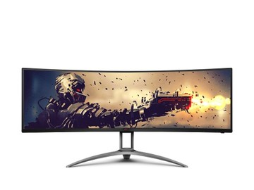 AOC 艾德蒙 49型 VA 32:9曲面 165Hz 5K DUAL QHD 電競螢幕顯示器 AG493UCX2