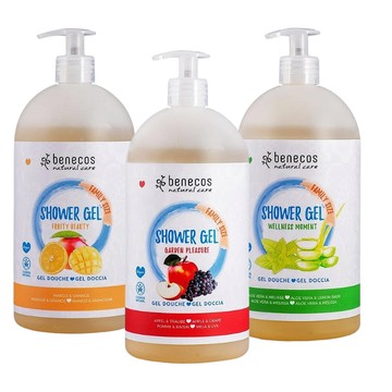 德國 Benecos 沐浴露 950ml 柳橙芒果/ 蘋果葡萄/ 檸檬蘆薈 家庭號 沐浴乳 水果沐浴 附發票現貨 ｜滿額領券最高現折$200⚡保養 美妝 品牌香氛 【心心哈德】