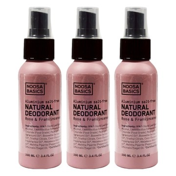 NOOSA BASICS 腋下噴霧 玫瑰乳香  100ml  3瓶