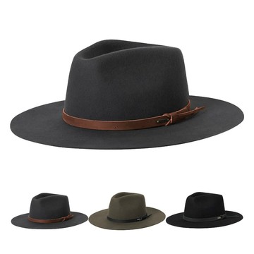 BRIXTON 紳士帽 HAWKINS COWBOY 大邊紳士帽 羊毛 反折皮帶 多色 紳士帽 11733