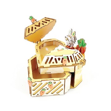 Team Green 3D木拼 心之哈比儲物音樂盒