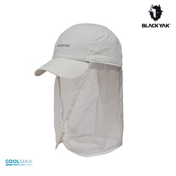 BLACKYAK 韓國 SAHARA護頸遮陽棒球帽(銀灰)| IU代言品牌 遮陽帽 運動配件 透氣 |BYDB1NAG03