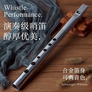 schwinger哨笛愛爾蘭錫笛D調豎笛初學者兒童學生成人專業演奏樂器 森馬先生旗艦店