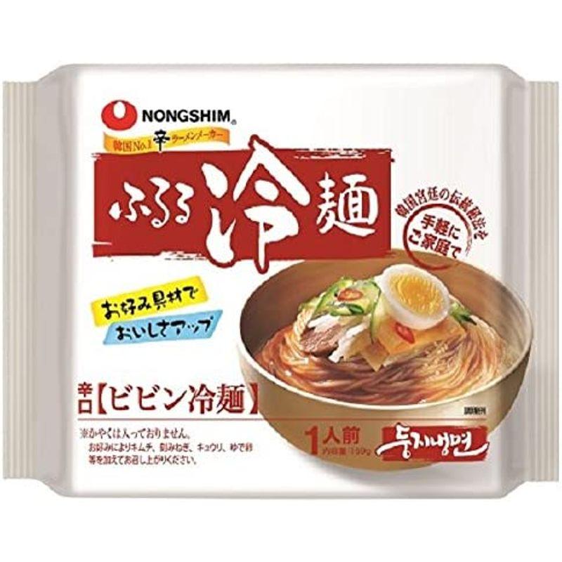 農心 ふるる冷麺 ビビン冷麺 159g×10個