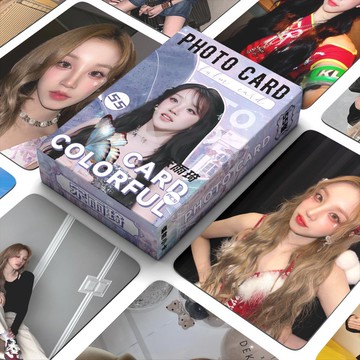 臺灣出貨💥gidle宋雨琦單人小卡高顏卡片周邊song yuqi高清精美lomo卡55張