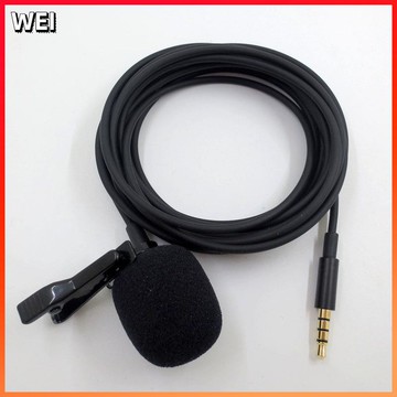 【現貨】跨境錄音收音K歌直播小蜜蜂攝影單反采訪手機領夾麥克風 耳機線 耳機升級線