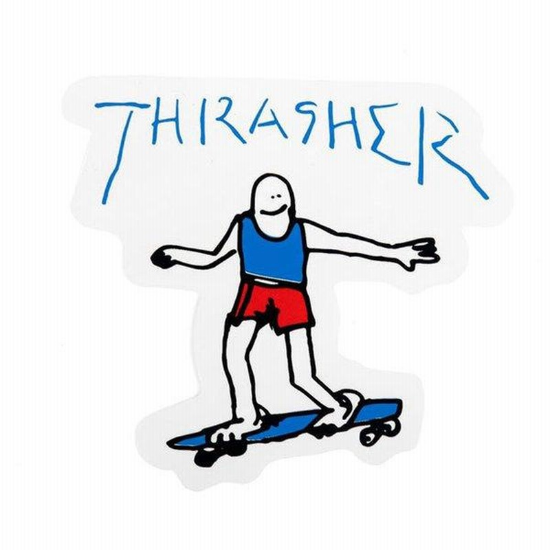 Thrasher (スラッシャー) US ステッカー シール Gonz Logo Sticker