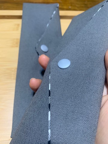 文青風環保純棉筷袋  素色 霸氣鐵灰 西服 日本 潮物 收納 手作餐