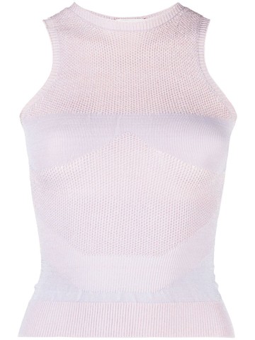 Isa Boulder - Arcade knitted sleeveless top - women - Rayon/Spandex/Elastane - XS - Purple