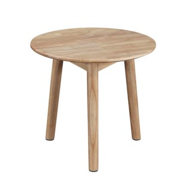 MUNA家居  露易斯2尺實木圓桌   60X60X55cm