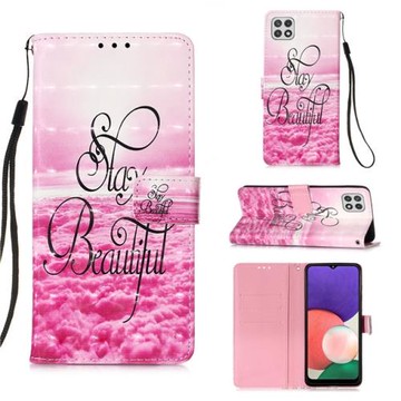 適用于三星A22手機殼5G翻蓋式a225g手機皮套Samsung保護殼可愛女