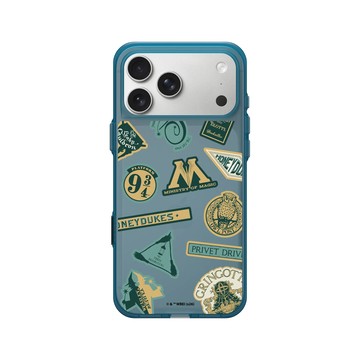 iPhone 17 Pro Max Clear (相機按鈕) 夜幕藍 - 哈利波特 Harry Potter - Sticker-Wizarding World