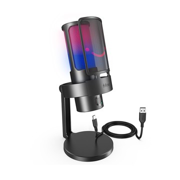 富雷迅Flashfire｜FIFINE A8 PLUS 電容式麥克風 RGB光效