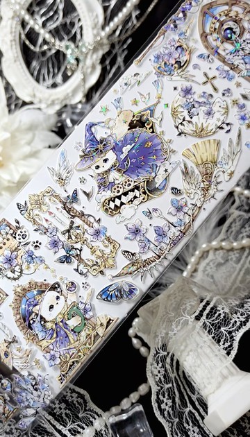 貓游記 (霍格沃茨) 魔法學院の貓たち PET 貝殼光 kiss-cut