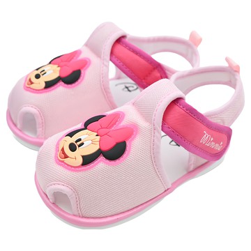 Disney 迪士尼 立體造型手工涼鞋  米妮 粉色  145mm