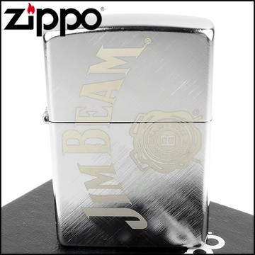 【ZIPPO】美系~JIM BEAM金賓波本威士忌-標誌圖案設計打火機