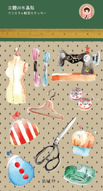 Sophia Rose  Stitch縫紉小物水晶貼紙