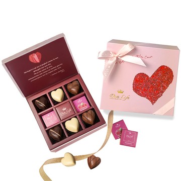 巧語情書 愛心巧克力12入禮盒