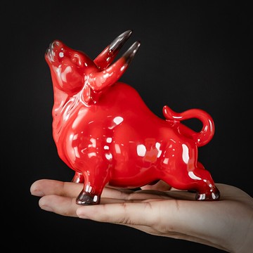 紫砂牛茶寵擺件精品陶瓷可養貔貅茶桌茶盤茶具配件小茶寵禪意茶道