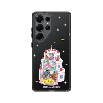 Galaxy S25 Ultra Clear 酷墨灰 - 湯姆貓與傑利鼠 Tom and Jerry - 生日快樂!