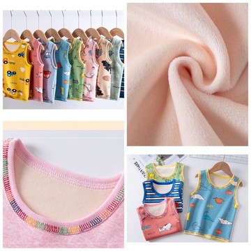 [Suri🐳舒莉泳具]台灣出貨🇹🇼 冬季兒童背心 兒童加絨背心 兒童背心 加厚款背心