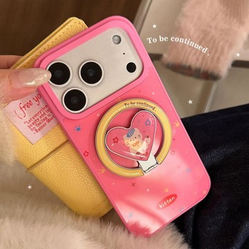 貓咪爪爪適用蘋果17promax手機殼16磁吸支架iPhone17華爲可愛15硬殼