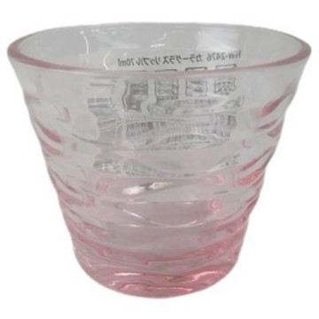 彩色玻璃杯-波紋款(70ml)(1入)