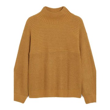 諾諾E站 【MK】冬款 女式休閑溫柔慵懶風寬松舒適半高領長袖毛衣