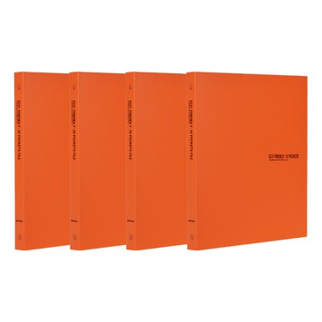 ECO Chungwoon 環保資料簿 A4  橙色  1組
