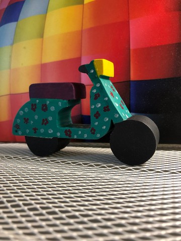 Scooter 摩托車 - 彩繪積木DIY材料包