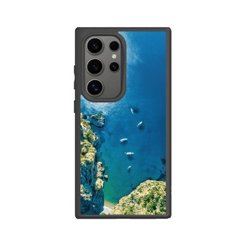 Galaxy S24 Ultra SolidSuit 黑 - LOOK！多看我一眼 LOOK! Nature Seeks Attention - 大自然的傑作（蔚藍海岸）