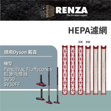 適用 Dyson 戴森 SV50 SV50FF PencilVac Fluffycones 鉛筆吸塵器 HEPA集塵濾網 濾芯 濾心