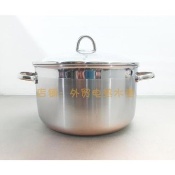 不銹鋼304(18-10)一體德國加厚特厚加深湯-24CM 配透明蓋深湯鍋
