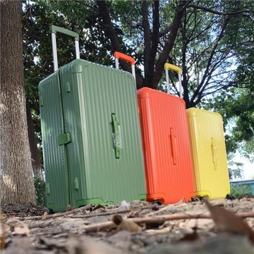 超正點、水果色！外貿出口韓國胖子運動版拉桿箱超輕托運旅行箱女