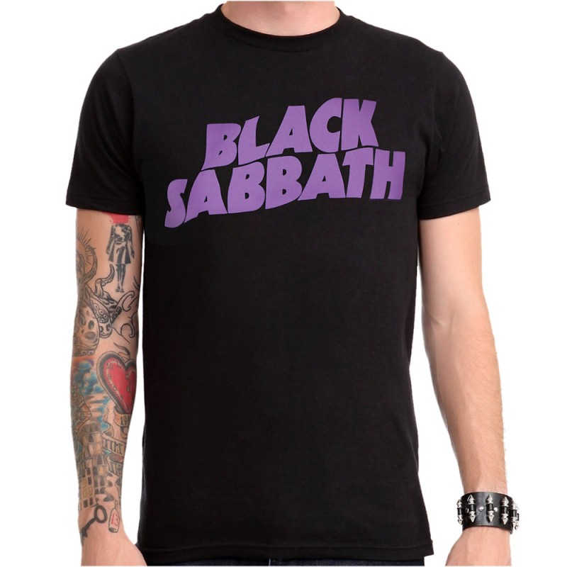 BLACK SABBATH ブラックサバス (結成55周年 ) - WAVY LOGO VINTAGE / T