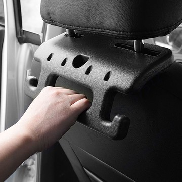 【台灣熱銷】汽車拉手掛鉤 車內用品 安全扶手 車載座椅背 多功能實用雙鉤
