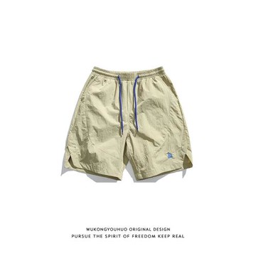 悟空有貨山系戶外工裝速干運動短褲男潮牌機能寬松休閑直筒五分褲