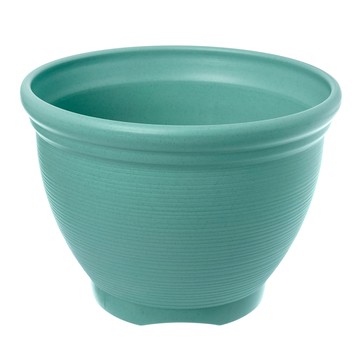仿陶土花盆9吋 綠